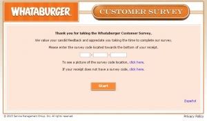 whataburgervisit.com survey|Whataburger Survey Completion Guide at www